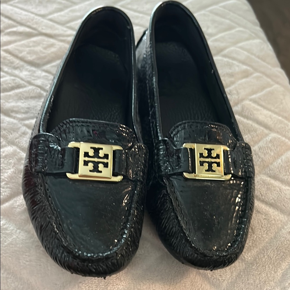Tory Burch Black Loafers